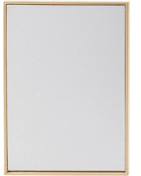 Creativ company cc canvas paneel met lijst a4 21x29,7 cm 280 gr wit