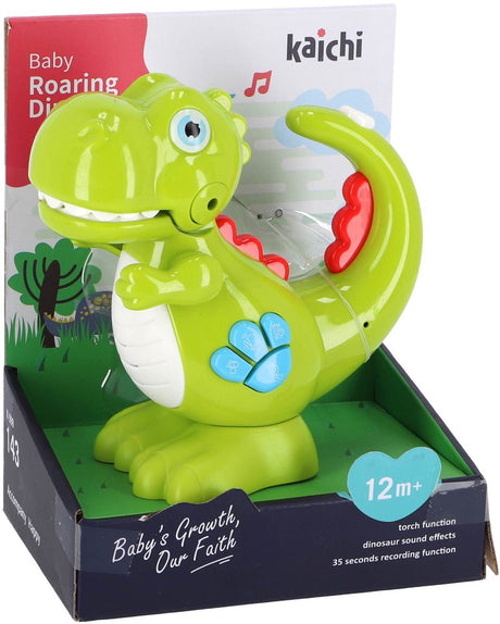 Ottosimon kiddygo baby dino zaklamp speelgoed met muziek en geluidseffecten.