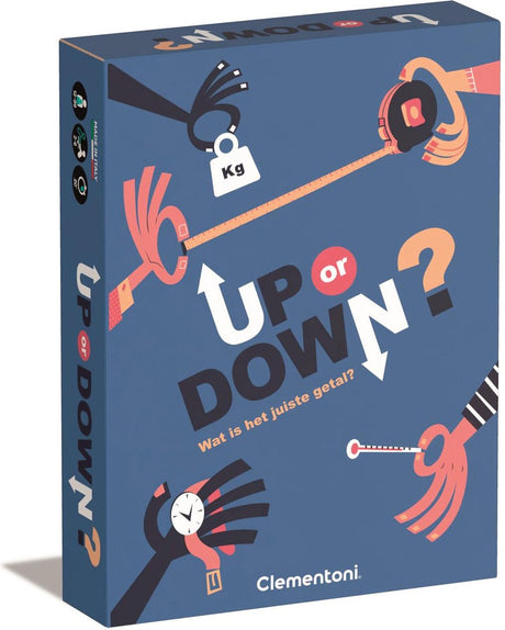 Clementoni - up and down - gezelschapspel - kaartspel - familiespel - klein cadeau - vanaf 12 jaar
