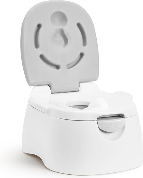 Munchkin plaspotje - arm hammer™ multistage potty - 3-in-1 potje - wc-bril voor zindelijkheidstraining - opstapje, trainingsring voor op de bril en potje - toiletbril voor kinderen