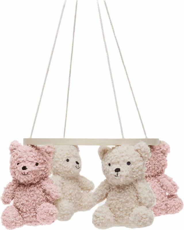 Jollein baby mobiel teddy bear wild rose naturel