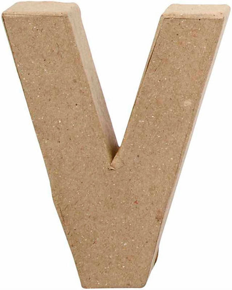 Creativ company letter papier-maché - v, 10cm