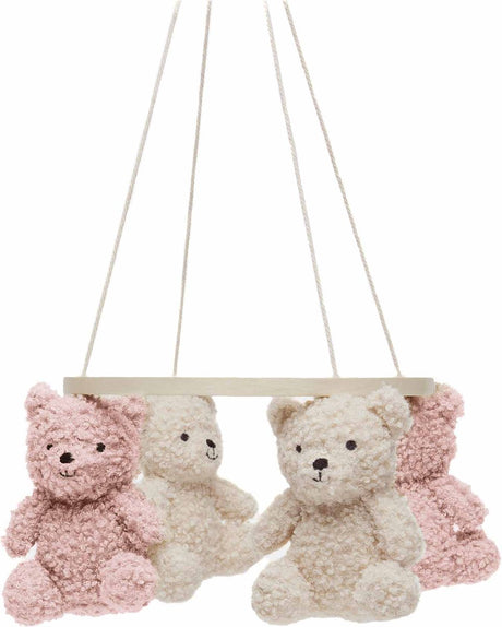 Jollein baby mobiel teddy bear wild rose naturel