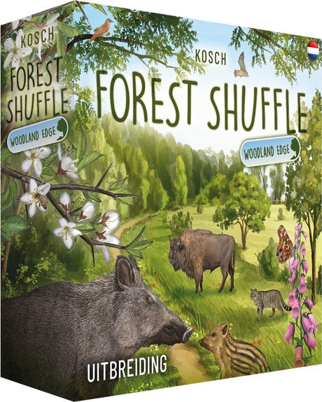 Look out games forest shuffle - woodland edge - uitbreiding - nederlandstalig kaartspel