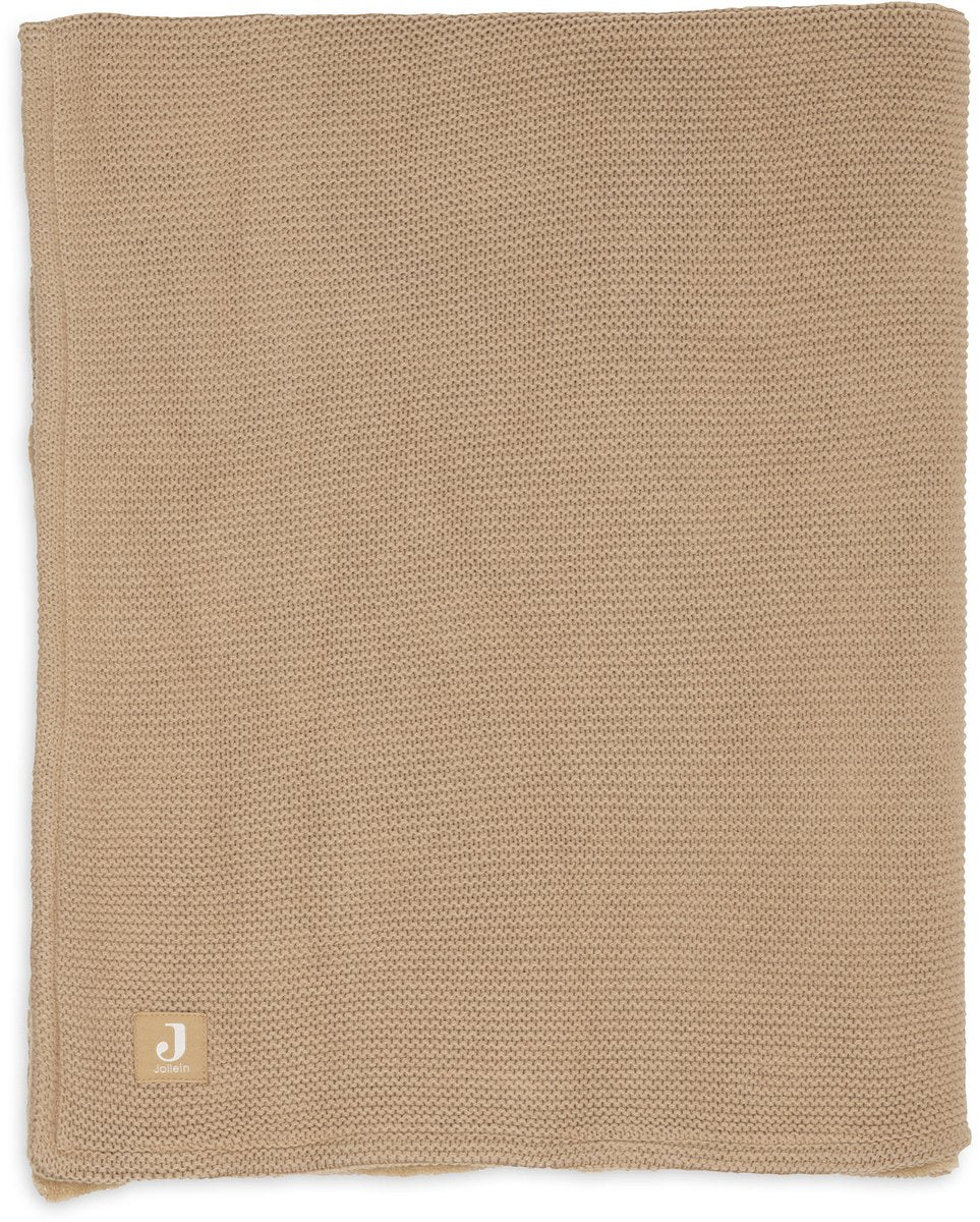 Jollein baby deken wieg 75x100cm basic knit hazel fleece