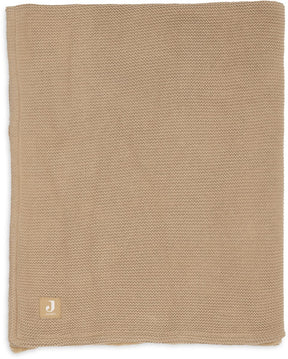 Jollein deken wieg 75x100cm basic knit hazel fleece