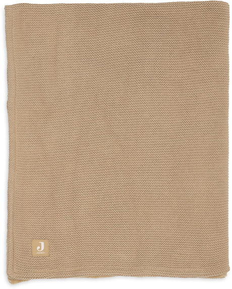 Jollein deken wieg 75x100cm basic knit hazel fleece