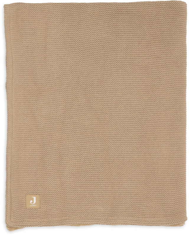 Jollein deken ledikant 100x150cm basic knit hazel fleece