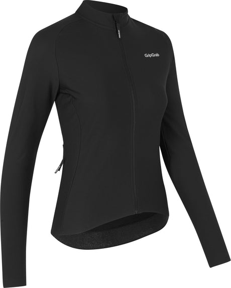 Gripgrab - w's pacr thermo fietsshirt voor dames lange mouwen lente herfst wielrenshirt cycling jersey - zwart - vrouwen xs