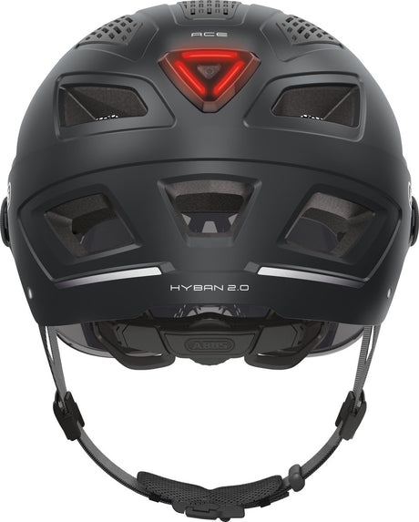 Abus helm Hyban 2.0 ACE velvet Zwart XL 58-63cm