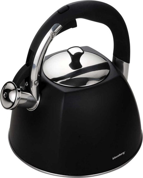 Klausberg kb-7195 fluitketel - 3l - rvs - alle warmtebronnen