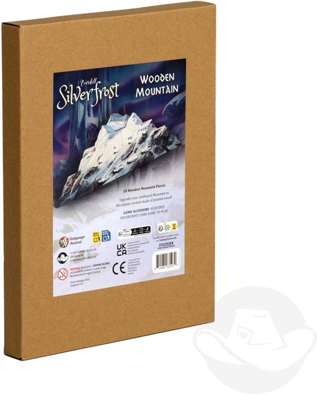 Asmodee everdell silverfrost houten berg - bordspel accessoire.