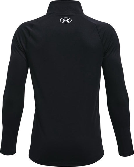 Under armour ua tech 2.0 1 - 2 zip unisex sporttrui - zwart - wit