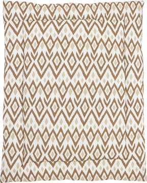Meyco baby ikat boxkleed - sand toffee - 80x100cm