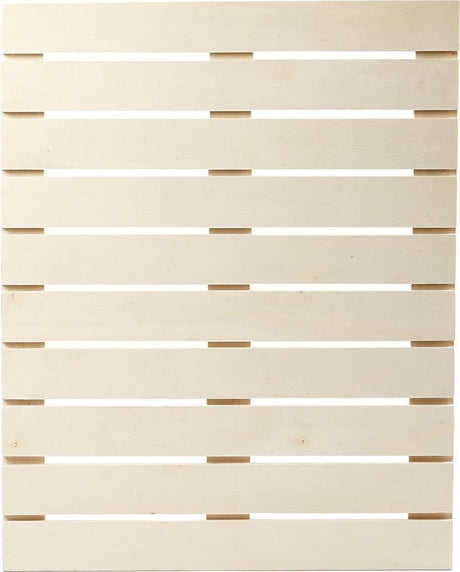 Creativ company muurdecoratie, afm 40x50,2 cm, dikte 1,1 cm, 1 stuk, triplex