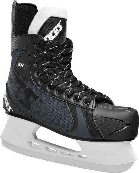 Roces - rh 6 - ijshockeyschaatsen - schaatsen heren - zwart wit - high support enkelcup comfortvoering - maat eu 47