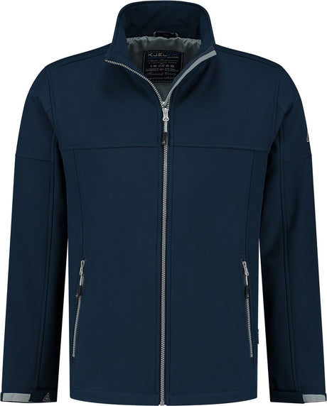 Kjelvik softshell jas odense blauw