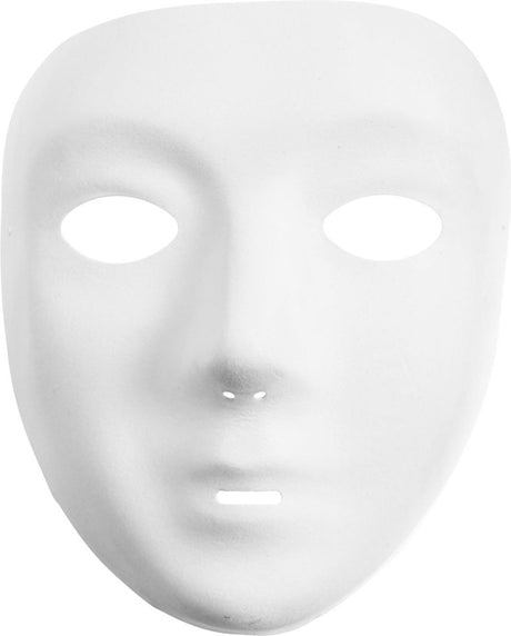 Creativ company creotime masker 17,5 x 14 cm wit kunststof