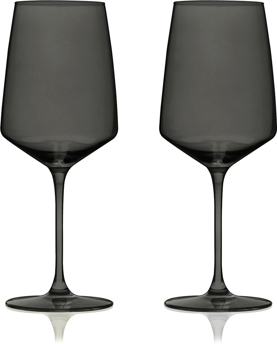 Viski reserve nouveau wijnglas - kristal - 650ml - 2 stuks - smoke