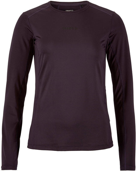 Craft adv essence 2 running longsleeve dames - dk plum | maat: l