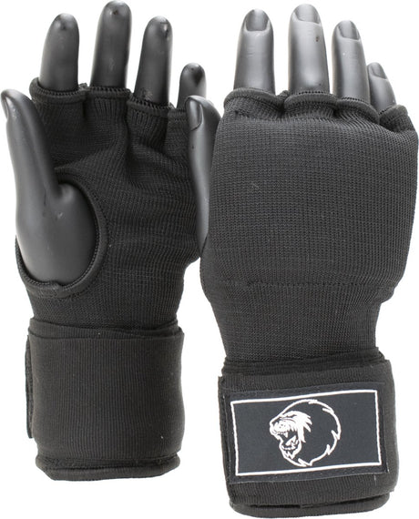 Super pro combat gear binnenhandschoenen met bandage zwart wit extra small