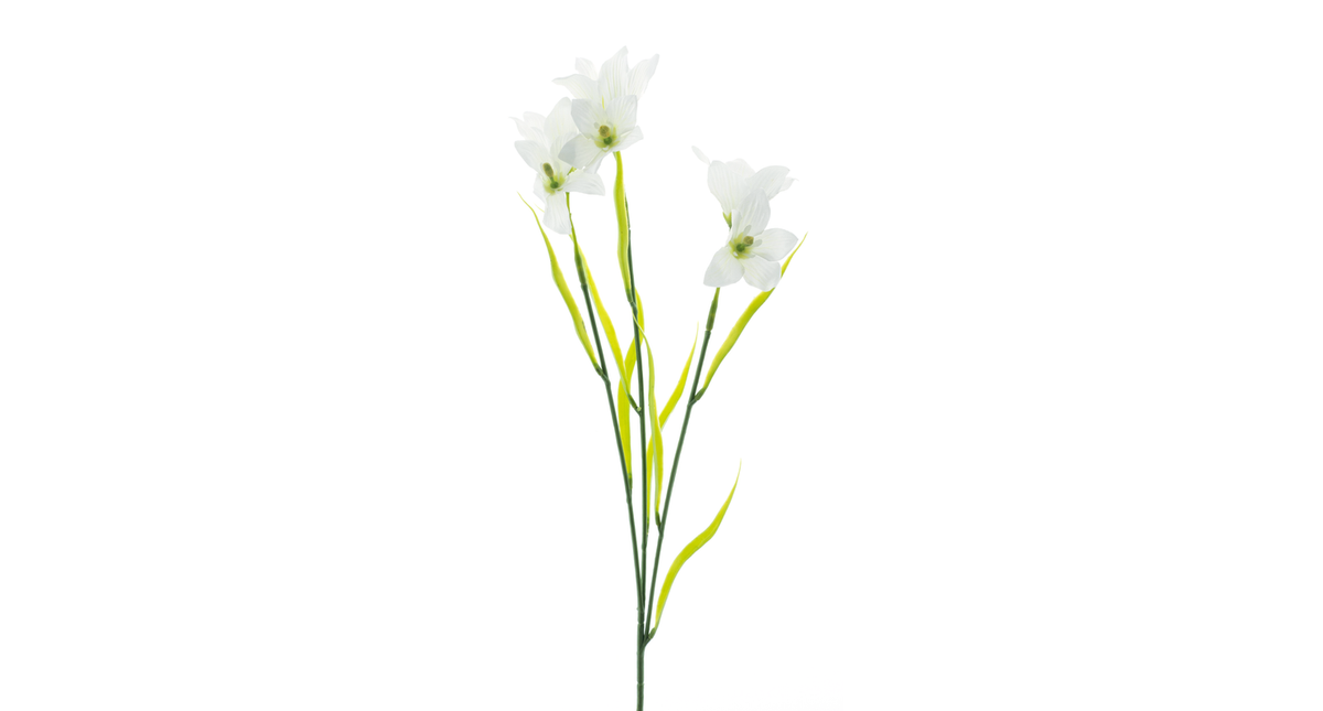Wild cora bell spray white 63cm