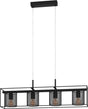 Eglo catterick hanglamp - e27 - 91 cm - zwart