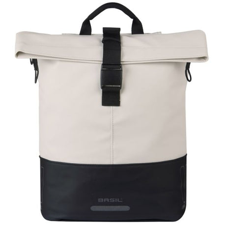 Basil b.v. tas basil cove shopper wit zwart | mik hooks | 16l