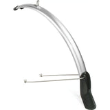 Eurofender Spatbordset Scatto 28 x 51 mm zilver