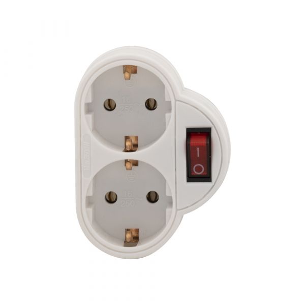 Plug -in dúo con interruptor