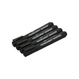 Set van 4 zwarte stiften
