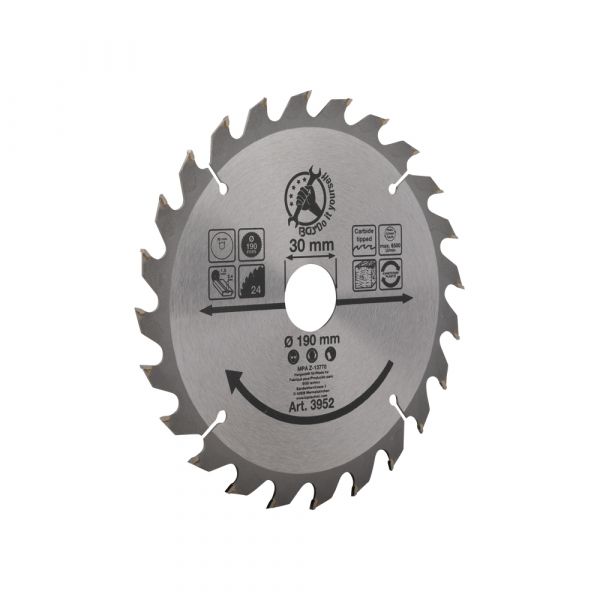 Saw Blade 190 mm., 24 denti