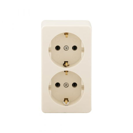 Ac stopcontt 2-voudig + ra opbouw