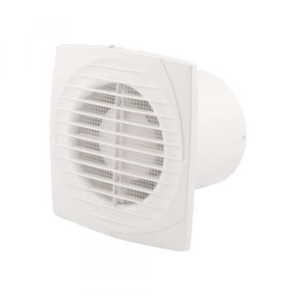 Ventilateur de salle de bain + minuterie 100 mm.