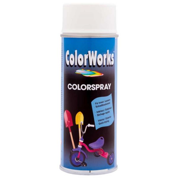 Colorworks RAL9010 WHITE ZIJDEGLANS