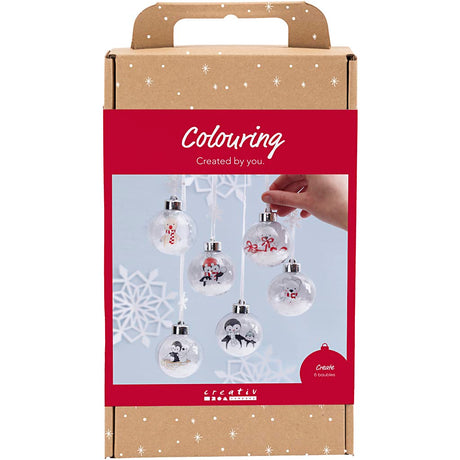 Creativ company hobbyset kerstballen versieren