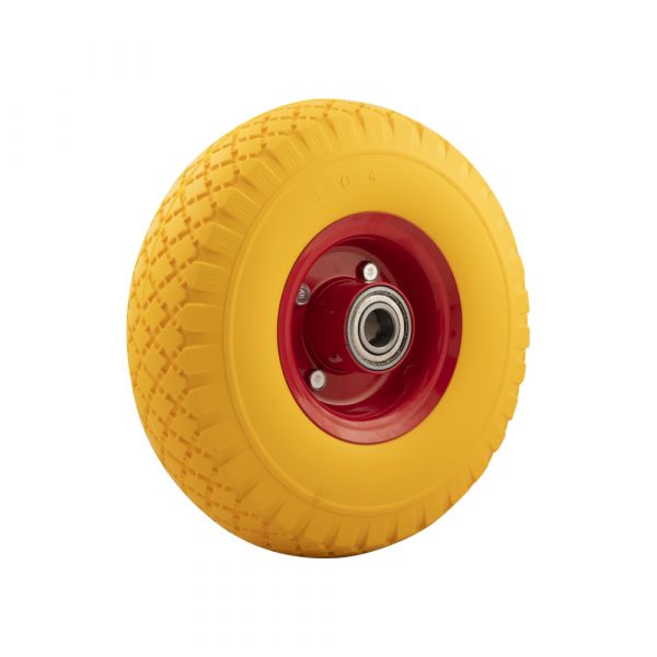 Anti-leak Wheel 300x4 Pu Red Rim