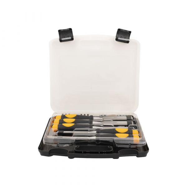 TopGear TopGear chisel set (wood) 5 -piece in suitcase