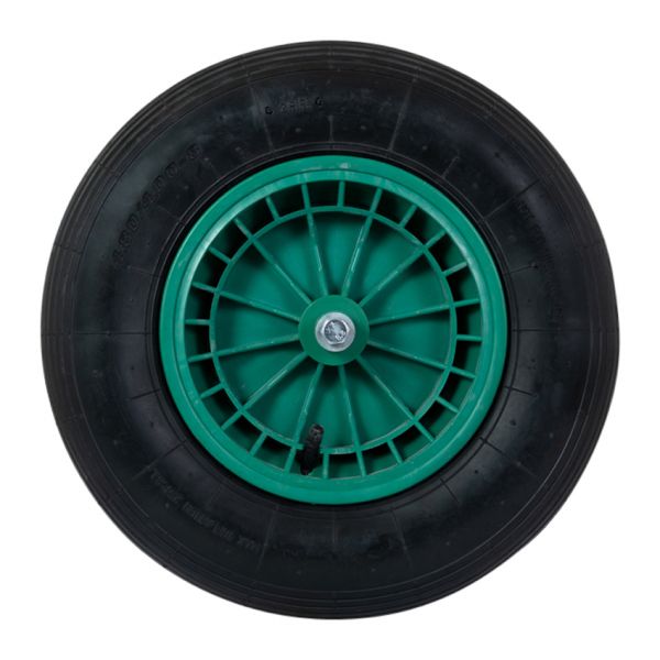 Roue 16x4 400x8 Green de jante en plastique Complet avec essieu