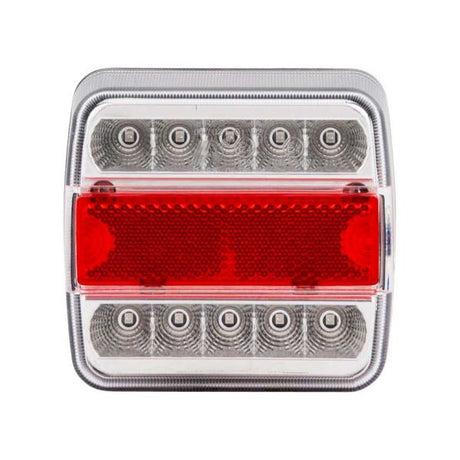 Trailergear achterlicht 98x105mm. led wit l=r