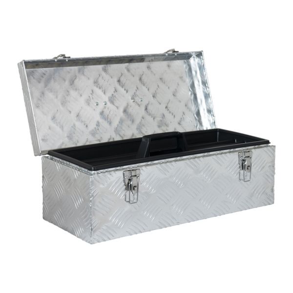 Caja de aluminio 570x245x220 mm.