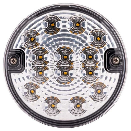 Ac hteruitrijlicht 140 mm. 12-24v led *