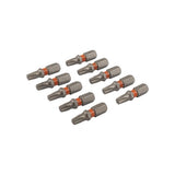 Schroefbit 25 mm tx-25 oranje 10x