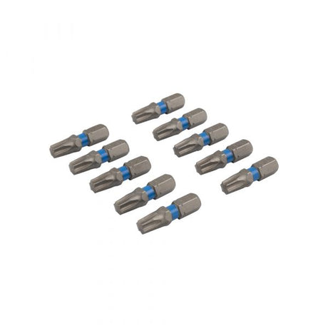 Schroefbit 25 mm tx-30 blauw 10x