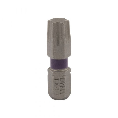 Schroefbit 25 mm tx-40 paars 10x