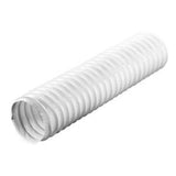 Hose flexibel pvc wäiss 100 mm 1 Meter