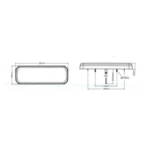 AC Taillight Dynamic LED L = R