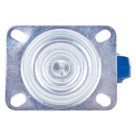 Tarsus zwenkwiel 100 mm. blauw