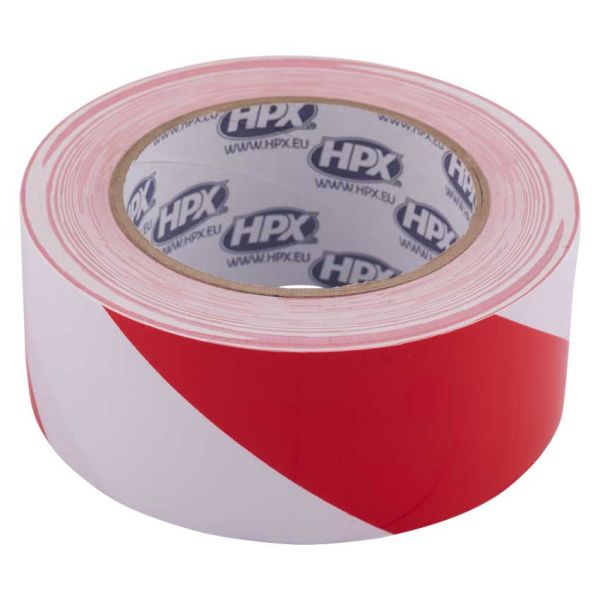 HPX HPX Safety Tape Wit-Rood