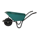 Wheelbarrow plastic green container 85 liters HQ.